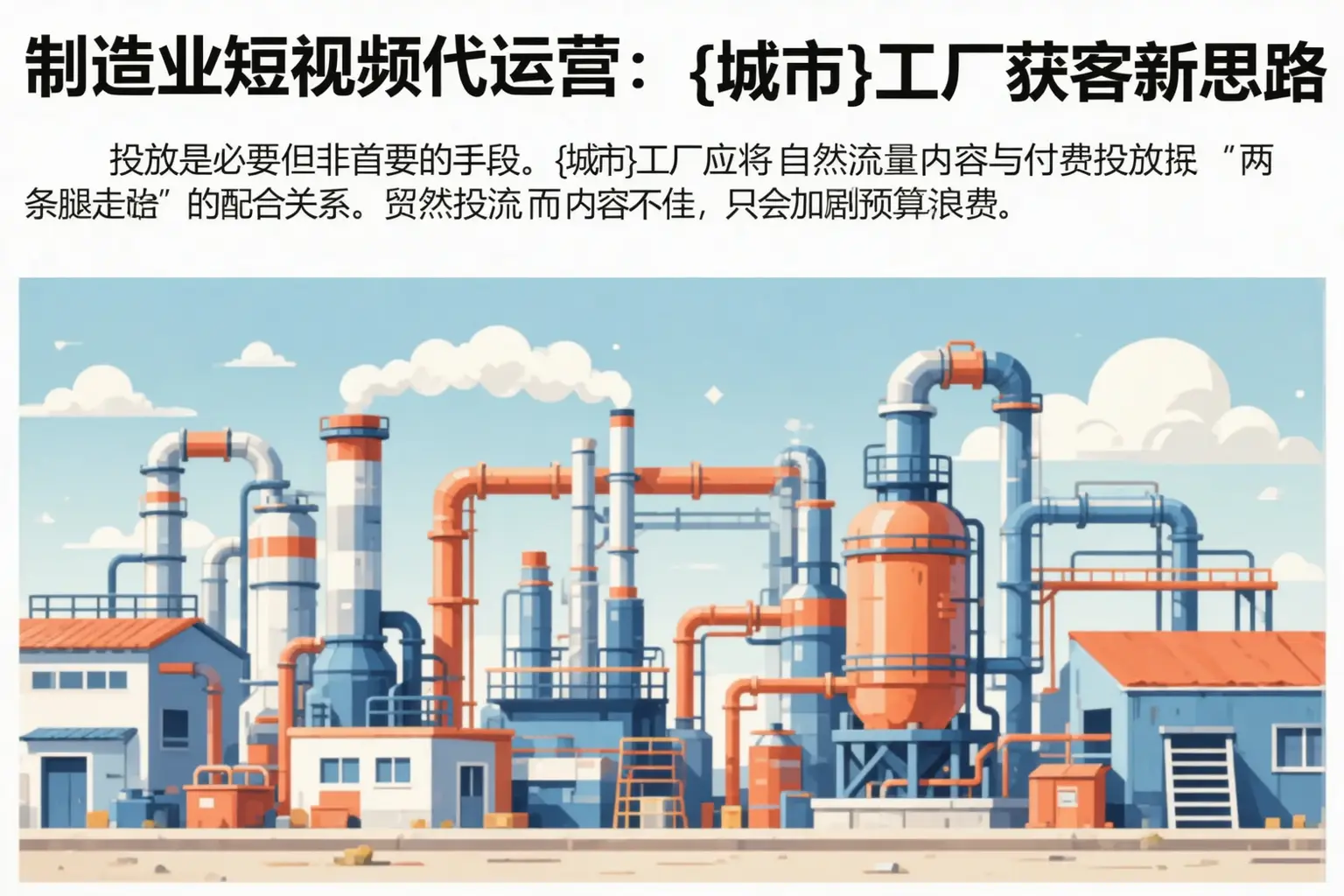 制造业短视频代运营:丹徒工厂获客新思路